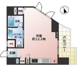 フリーディオ西麻布 6階 間取り図