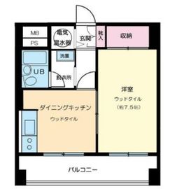 グランドメゾン田町 3階 間取り図