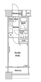 ファーストリアルタワー新宿 605 間取り図