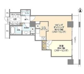 ソアールタワー市ヶ谷の丘 3階 間取り図