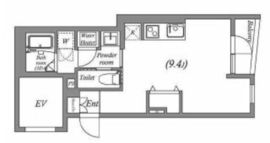 オーパスホームズ八丁堀 803 間取り図