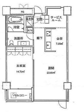 クエストコート原宿 306 間取り図