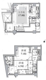 オープンレジデンス代々木上原 3階 間取り図