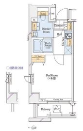ガリシア森下エストゥディオ 3階 間取り図