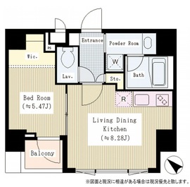 ペオニア月島 201 間取り図