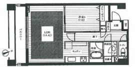 麻布市兵衛町ホームズ 3階 間取り図