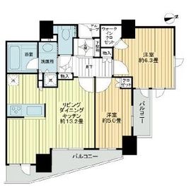 アリビオーレ神楽坂シティタワー 9階 間取り図