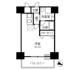 レジディア麻布十番2 602 間取り図
