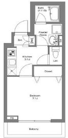 フォルトゥーナヒルズ白金 305 間取り図