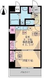 リベア東神田 301 間取り図