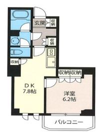 エスティメゾン北新宿 305 間取り図