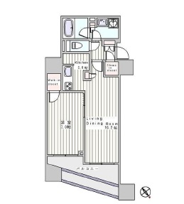 グランスイート南麻布 14階 間取り図