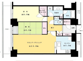 Wコンフォートタワーズ WEST 10階 間取り図