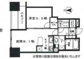 シティタワーズ豊洲ザ・ツイン サウスタワー 16階 間取り図