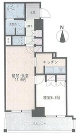 六本木ヒルズレジデンス D棟 7階 間取り図