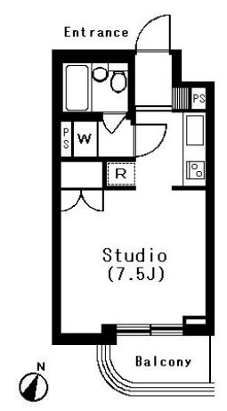 カステーロミズタニ 503 間取り図