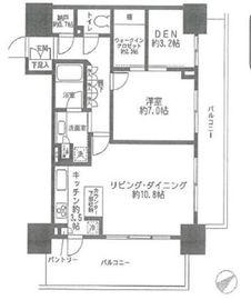 パークタワー西新宿エムズポート 10階 間取り図