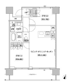 パークハビオ渋谷本町レジデンス 920 間取り図