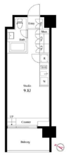 イプセ学芸大学 606 間取り図