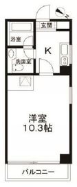 ビアン・プラーセ麻布 801 間取り図