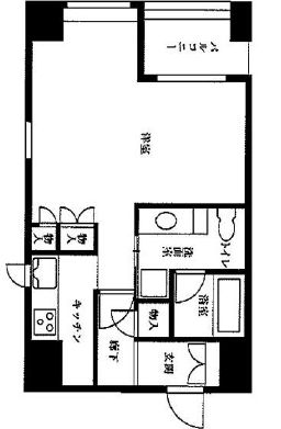 ボルト銀座レジデンス2 301 間取り図