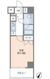 プレール・ドゥーク豊洲2 6階 間取り図