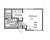 401 間取り図