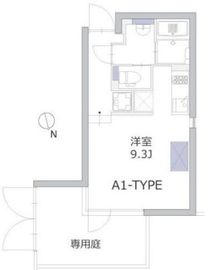 アレーロ大岡山 103 間取り図