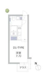 アレーロ大岡山 104 間取り図