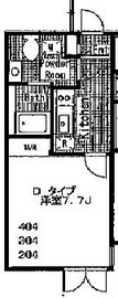 アレーロ大岡山 204 間取り図