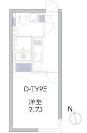 アレーロ大岡山 304 間取り図