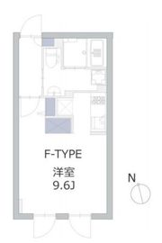 アレーロ大岡山 206 間取り図