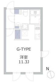 アレーロ大岡山 307 間取り図