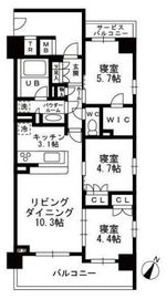 シャンピアグランデ深沢 212 間取り図