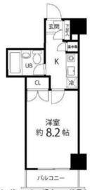 ハイリーフ芝大門 603 間取り図