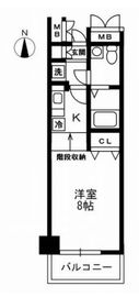 レジディア上野御徒町 908 間取り図