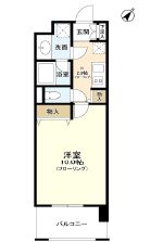 プロスペクト東雲橋 408 間取り図