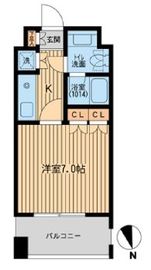 フォレシティ麻布十番 205 間取り図