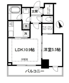 パークタワー池袋イーストプレイス 10階 間取り図