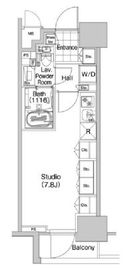 コンフォリア蒲田 204 間取り図