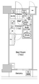コンフォリア蒲田 303 間取り図