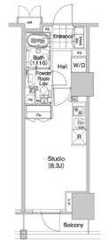 コンフォリア蒲田 311 間取り図