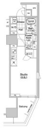 コンフォリア蒲田 201 間取り図