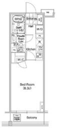 コンフォリア蒲田 312 間取り図