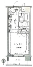 エクセレント麻布十番 7階 間取り図