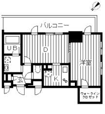 ドゥーエ幡ヶ谷 1708 間取り図