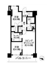 勝どきビュータワー 32階 間取り図