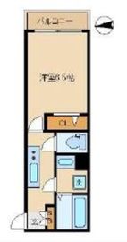 ホソヤマナーツー 601 間取り図
