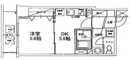 コンフォリア銀座イースト弐番館 703 間取り図