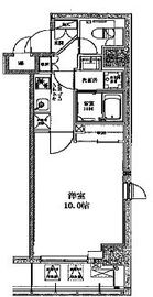 八丁堀レジデンス壱番館 201 間取り図